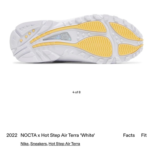 Nike Hot Step Air Terra Drake NOCTA White - Picture 3 of 6